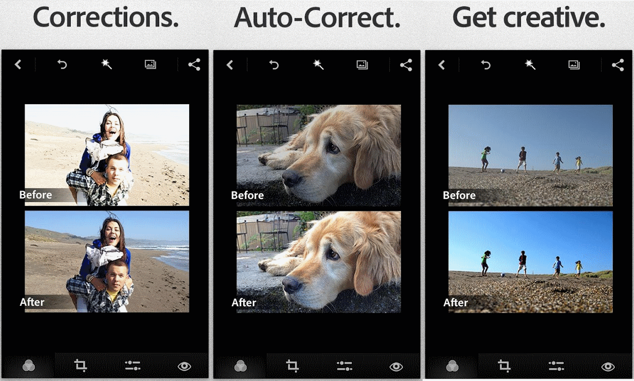 Adobe Photoshop Express Premium Apk indirme sayfası ekran görüntüsü