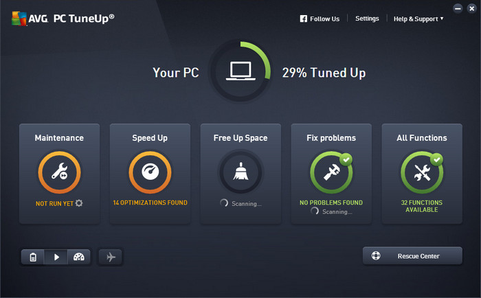 AVG PC TuneUp 2021 Full Türkçe indirme sayfası ekran görüntüsü