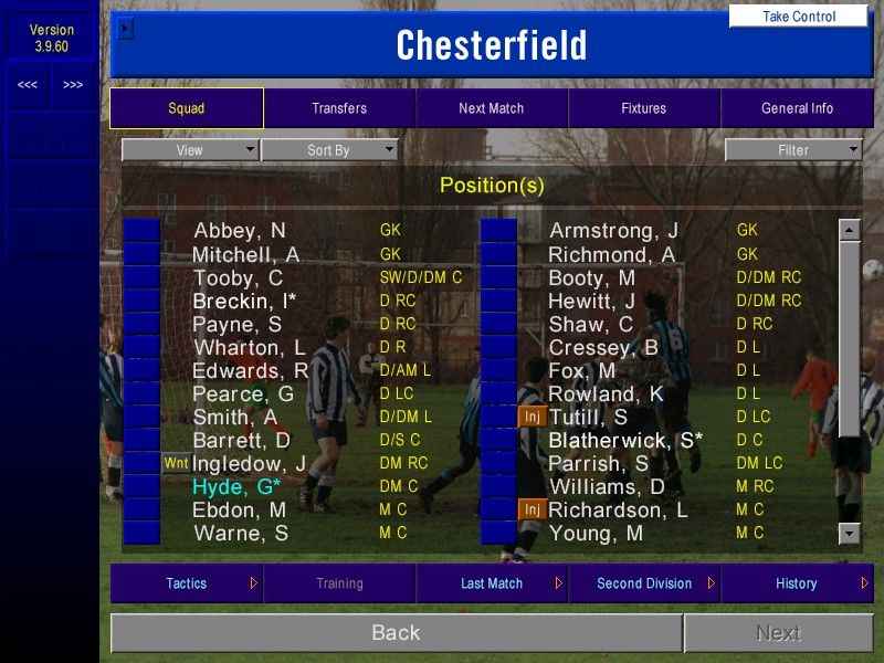 Championship Manager 01-02 indirme sayfası ekran görüntüsü