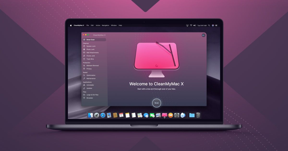 CleanMyMac X indirme sayfası ekran görüntüsü