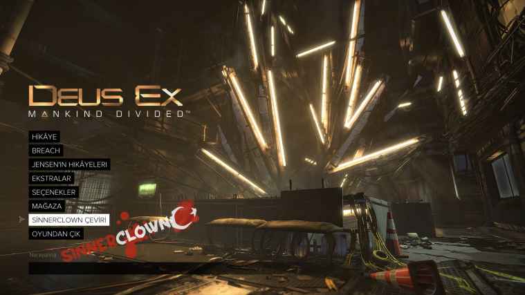 Deus Ex Mankind Divided Türkçe Yama ekran görüntüsü 3