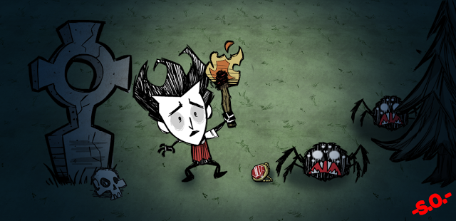 Don’t Starve indirme sayfası ekran görüntüsü
