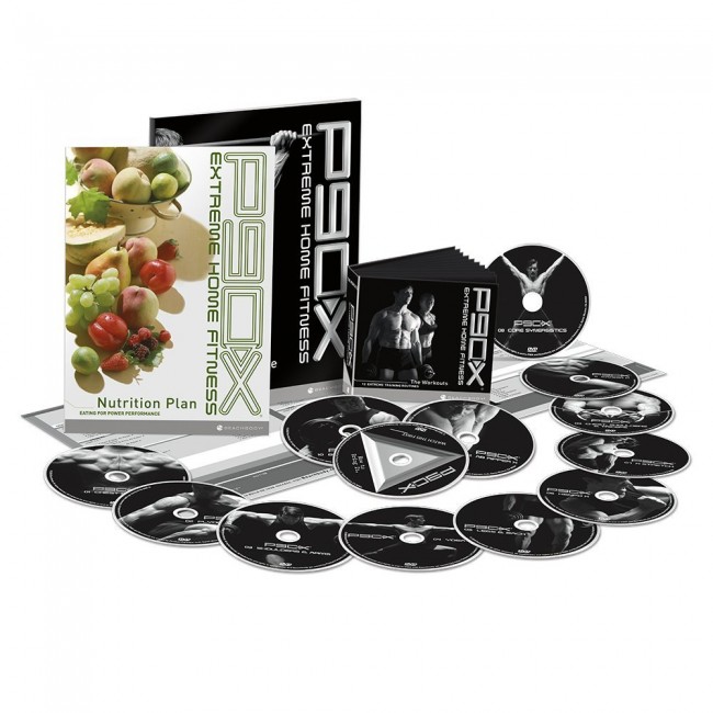 P90X Fitness DVD Eğitim Seti indirme sayfası ekran görüntüsü