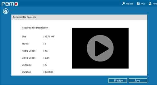 Remo Repair Mov Full Video Onarma indirme sayfası ekran görüntüsü