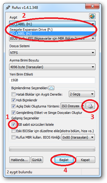 Rufus indirme sayfası ekran görüntüsü