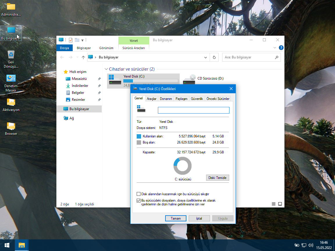 Windows 10 Lite ekran görüntüsü 2