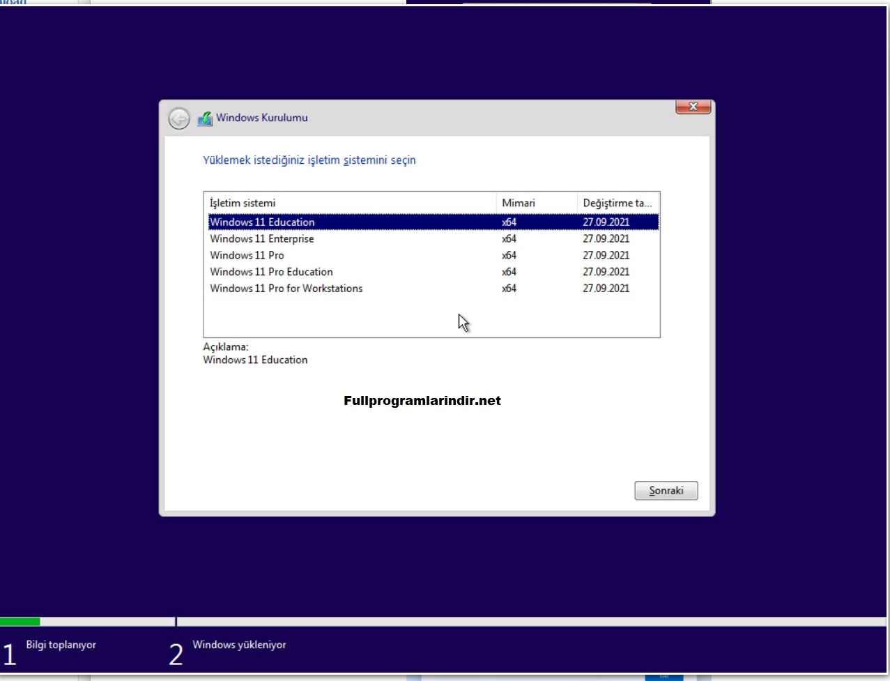 Windows 11 Etkinleştirme Programı ekran görüntüsü 2